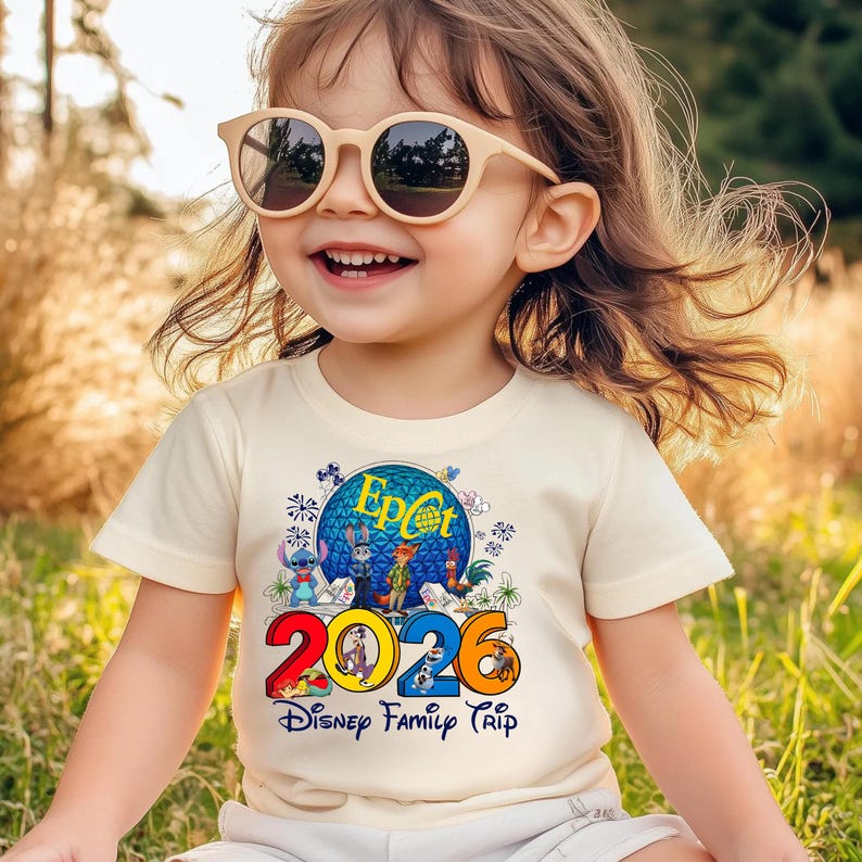 Epcot Disney Family Trip Shirt 2026