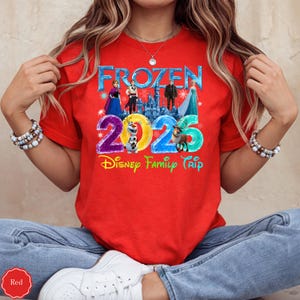 Frozen Disney Family Trip Shirt 2026