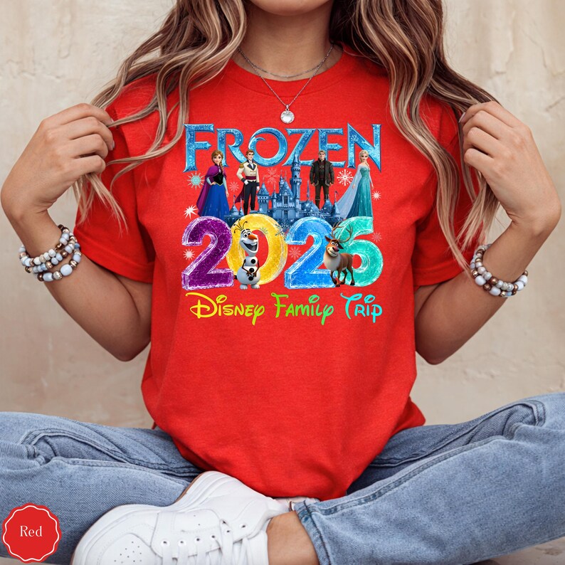 Frozen Disney Family Trip Shirt 2026