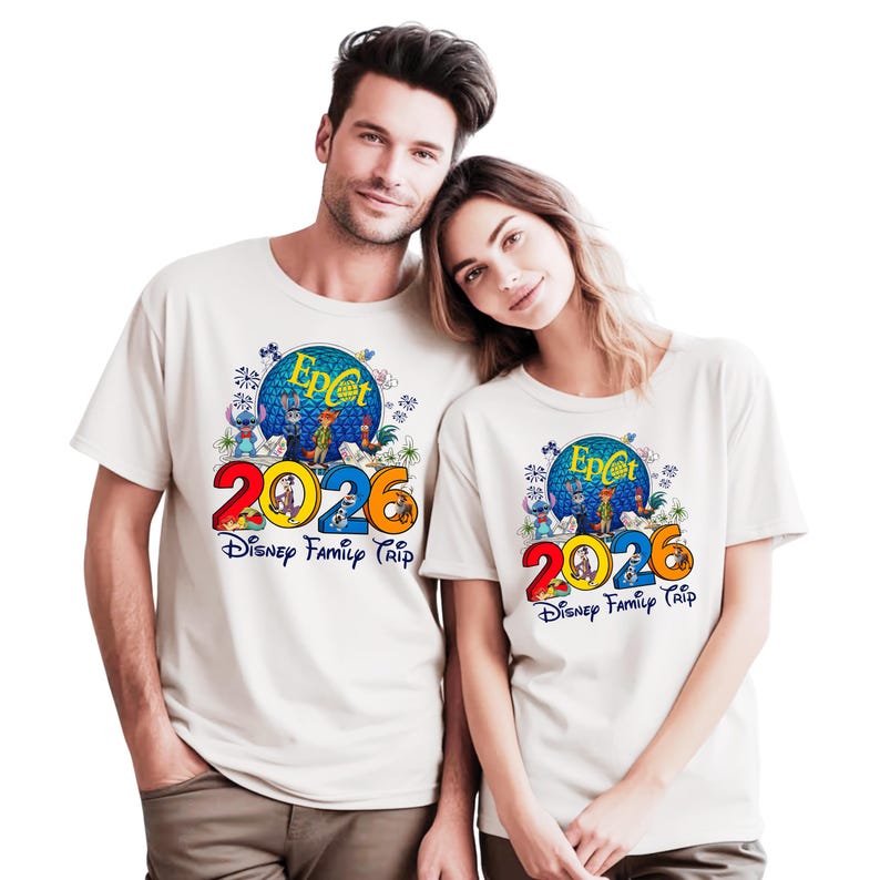 Epcot Disney Family Trip Shirt 2026