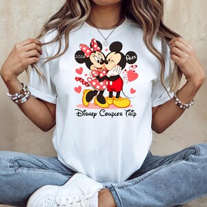 Mickey Minnie Disney Anniversary Couple Trip Shirt
