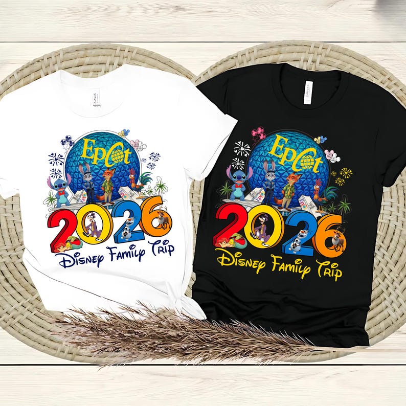 Epcot Disney Family Trip Shirt 2026