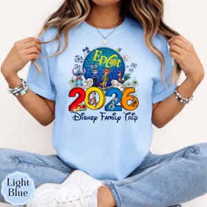 Epcot Disney Family Trip Shirt 2026