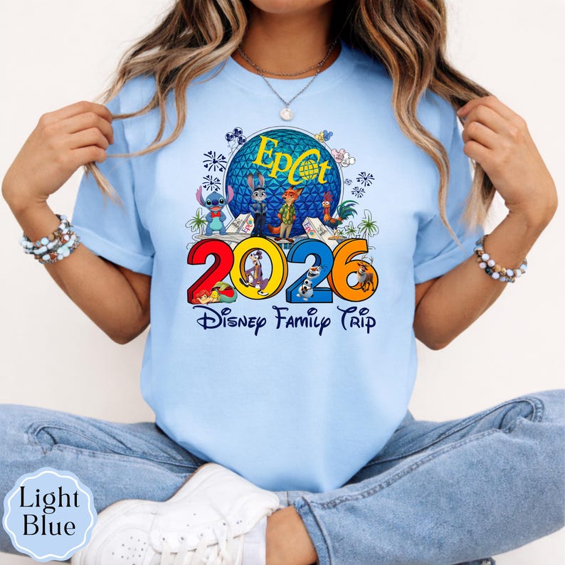 Epcot Disney Family Trip Shirt 2026