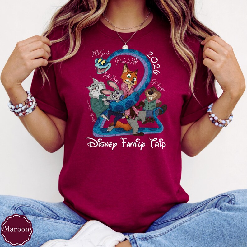 Zootopia Disney Family Trip Shirt