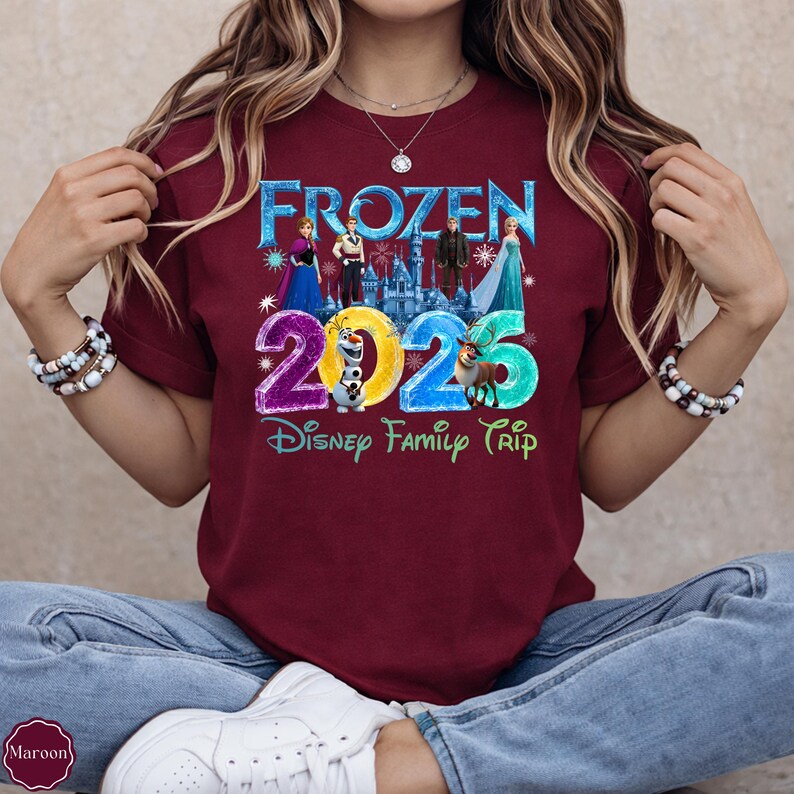 Frozen Disney Family Trip Shirt 2026