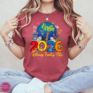 Epcot Disney Family Trip Shirt 2026