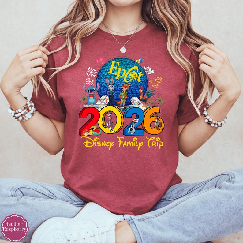 Epcot Disney Family Trip Shirt 2026