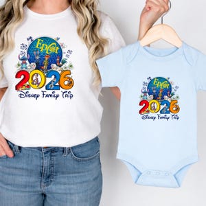 Epcot Disney Family Trip Shirt 2026