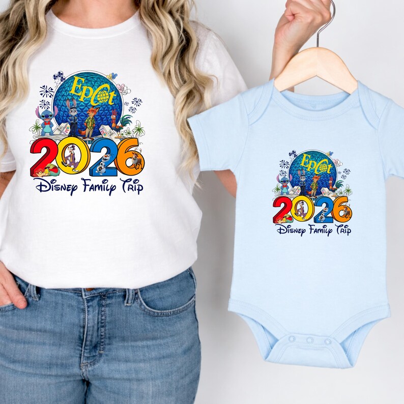 Epcot Disney Family Trip Shirt 2026