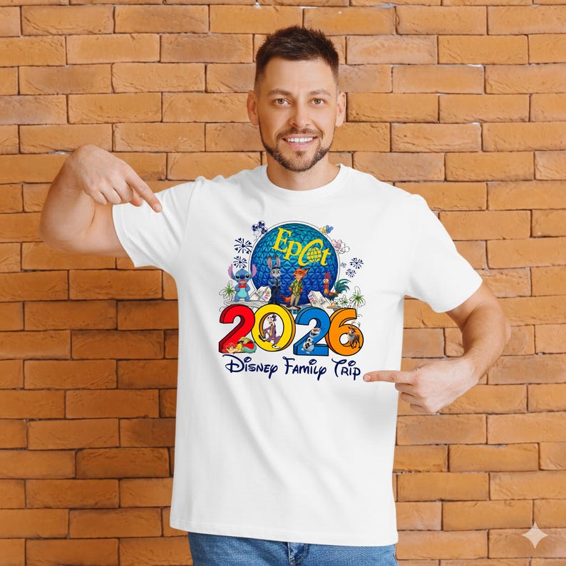 Epcot Disney Family Trip Shirt 2026
