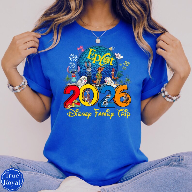Epcot Disney Family Trip Shirt 2026