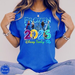 Frozen Disney Family Trip Shirt 2026