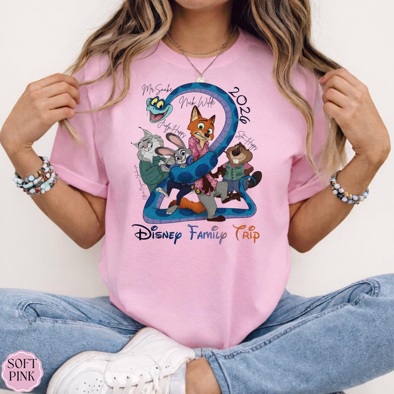 Zootopia Disney Family Trip Shirt