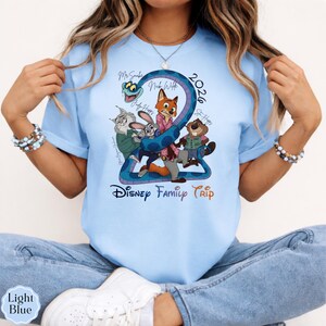 Zootopia Disney Family Trip Shirt