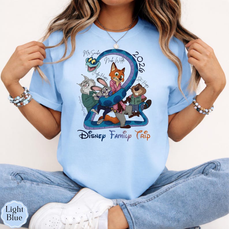 Zootopia Disney Family Trip Shirt