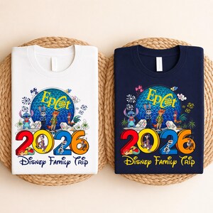 Epcot Disney Family Trip Shirt 2026