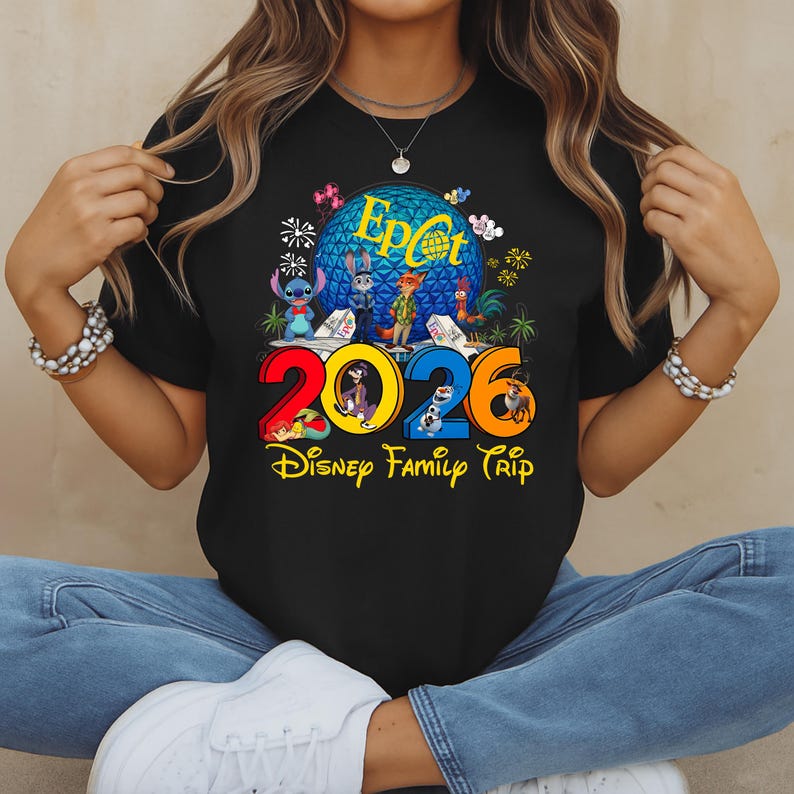 Epcot Disney Family Trip Shirt 2026