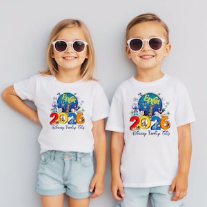 Epcot Disney Family Trip Shirt 2026