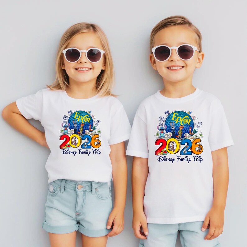 Epcot Disney Family Trip Shirt 2026