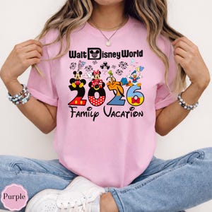 2026 Walt Disney World Family Vacation Shirt