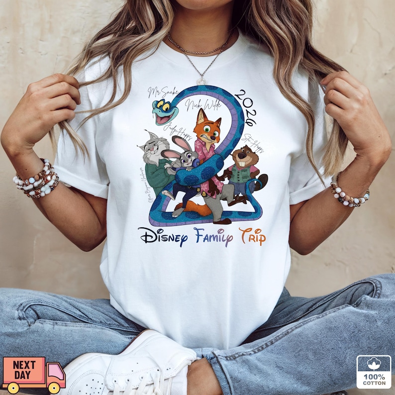 Zootopia Disney Family Trip Shirt