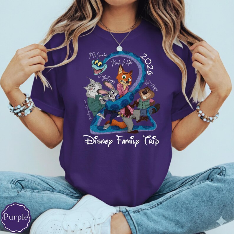 Zootopia Disney Family Trip Shirt