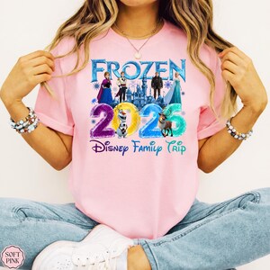 Frozen Disney Family Trip Shirt 2026