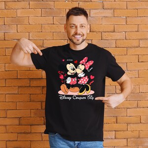 Mickey Minnie Disney Anniversary Couple Trip Shirt