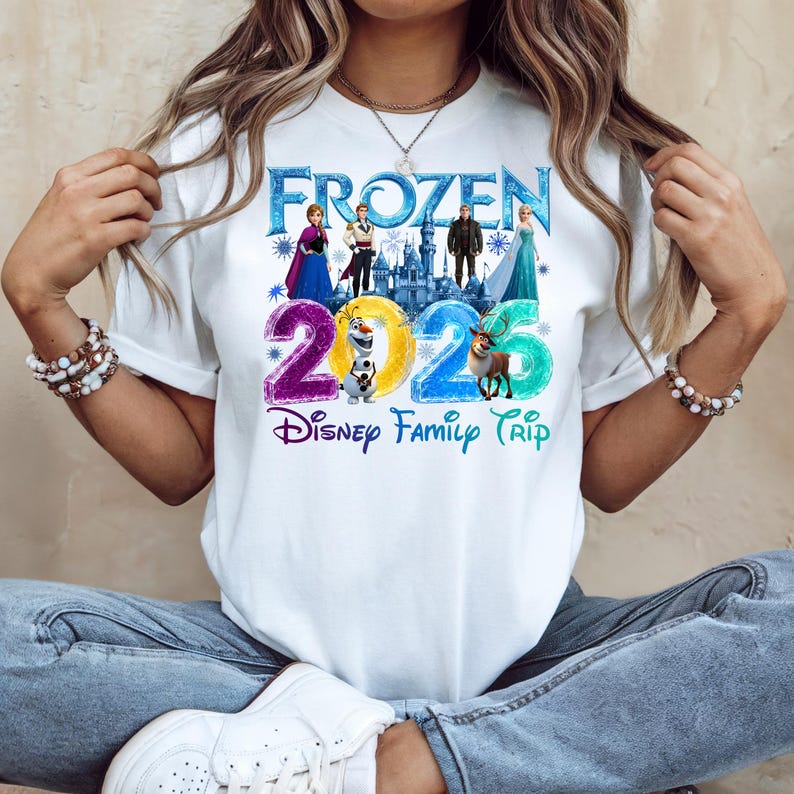 Frozen Disney Family Trip Shirt 2026