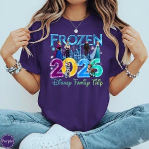 Frozen Disney Family Trip Shirt 2026