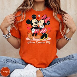Mickey Minnie Disney Anniversary Couple Trip Shirt