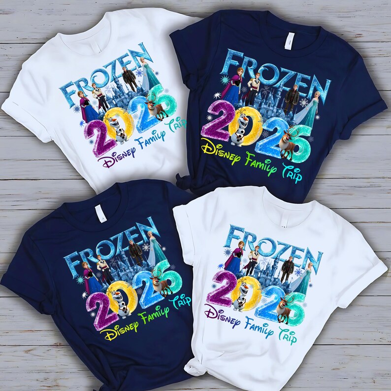 Frozen Disney Family Trip Shirt 2026