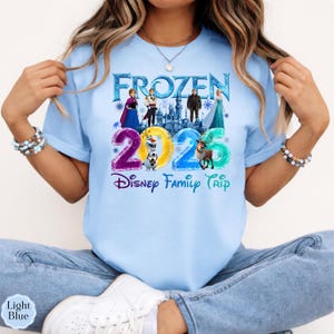 Frozen Disney Family Trip Shirt 2026