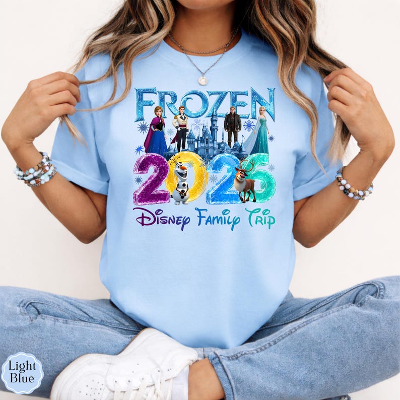 Frozen Disney Family Trip Shirt 2026