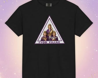Job's Daughters IYOB FILIAE Youth Garment-Dyed Heavyweight T-Shirt | Masonic Family Daughters of Job
