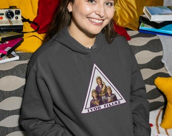 Job's Daughters IYOB FILIAE Garment-dyed Hoodie | Masonic Family Daughters of Job