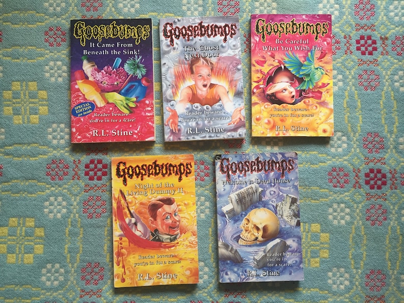 Goosebumps Book Bundle R L Stine Children S Spooky Etsy
