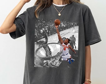 Maglietta OG Anunoby Putback, maglietta per tifosi di basket di New York, t-shirt grafica per appassionati di sport, regalo per tifosi dei Knicks