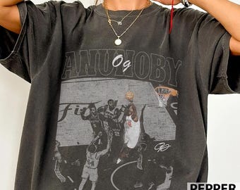Maglietta vintage OG Anunoby The Hand Basketball, playoff dei Knicks, regalo per i tifosi di basket di New York
