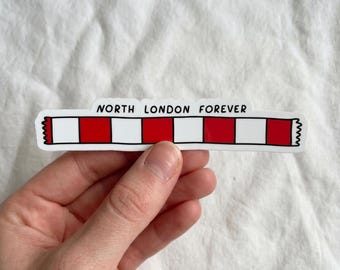 Pegatinas troqueladas North London Forever para coche, imanes, accesorios y regalos para novia, vinilo adhesivo con logo.