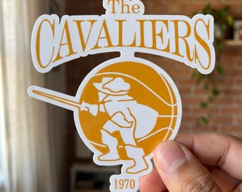 Pegatinas troqueladas de los Cavaliers, imanes para coche, vinilo con el logo, accesorios y regalos para mamás.