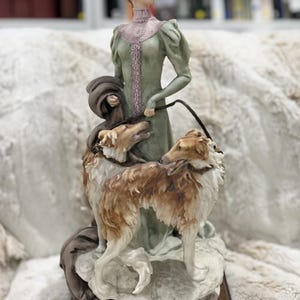 Lady Borzoi Figurine - Etsy