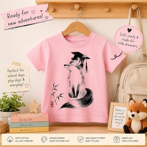 Graduation Fox Kids Tee, Back to School Shirt, Cute Fox T-Shirt for Boys & Girls, School Graphic Tee, Gift for Students 2026