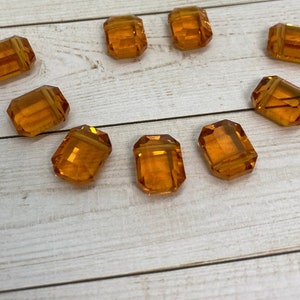 Vintage MCM Swarovski Article 5105 Topaz