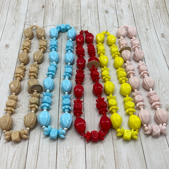 Jewelry Making & Beading Beads Vintage Czech Flowers Pods Opaque Yellow