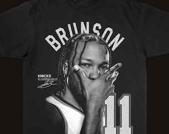 Jalen Brunson PNG | Vintage New York Basketball Graphic (Digital Download)