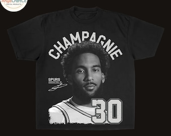 Champagnie PNG | Vintage San Antonio Basketball Graphic (Digital Download)