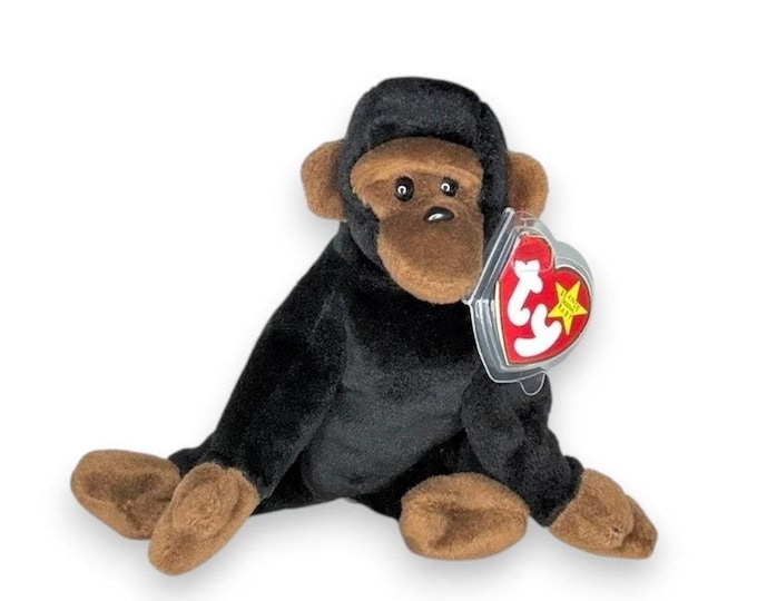 Congo the Gorilla | Gentle Jungle Giant | Mint Heart Tag TY Beanie Baby