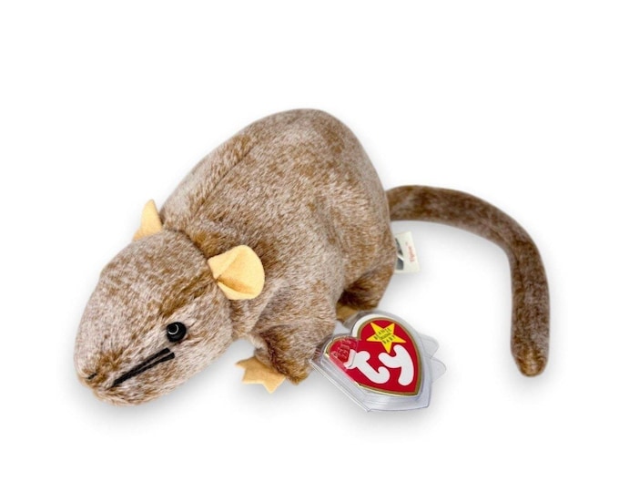 Tiptoe the Mouse | Tiny Trailblazer | Mint Heart Tag TY Beanie Baby